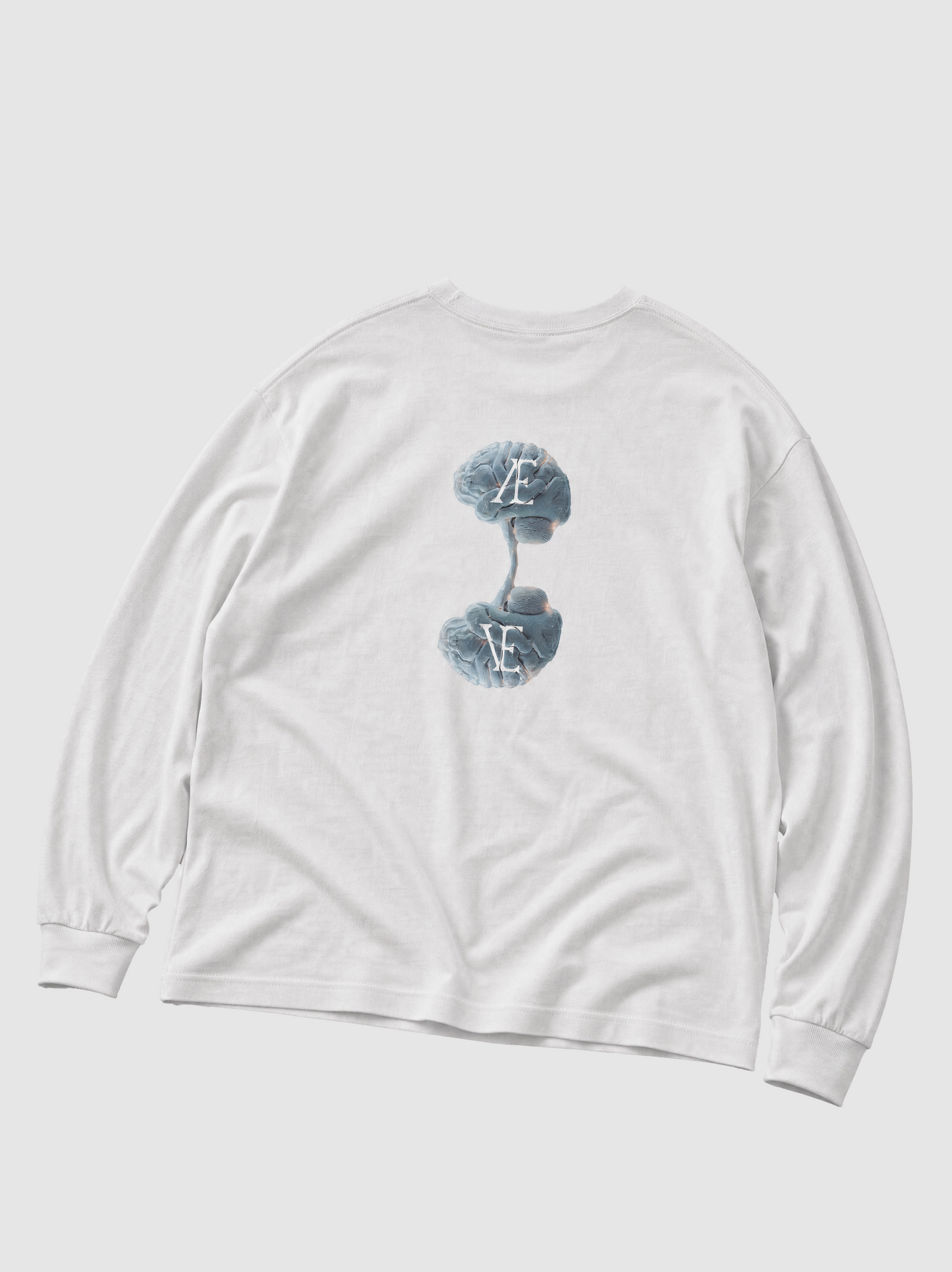 Unlock It: Braeinpower | White Oversized Longsleeve