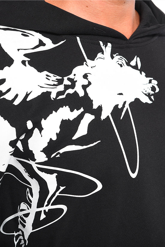 Hippocampus Black Hoodie