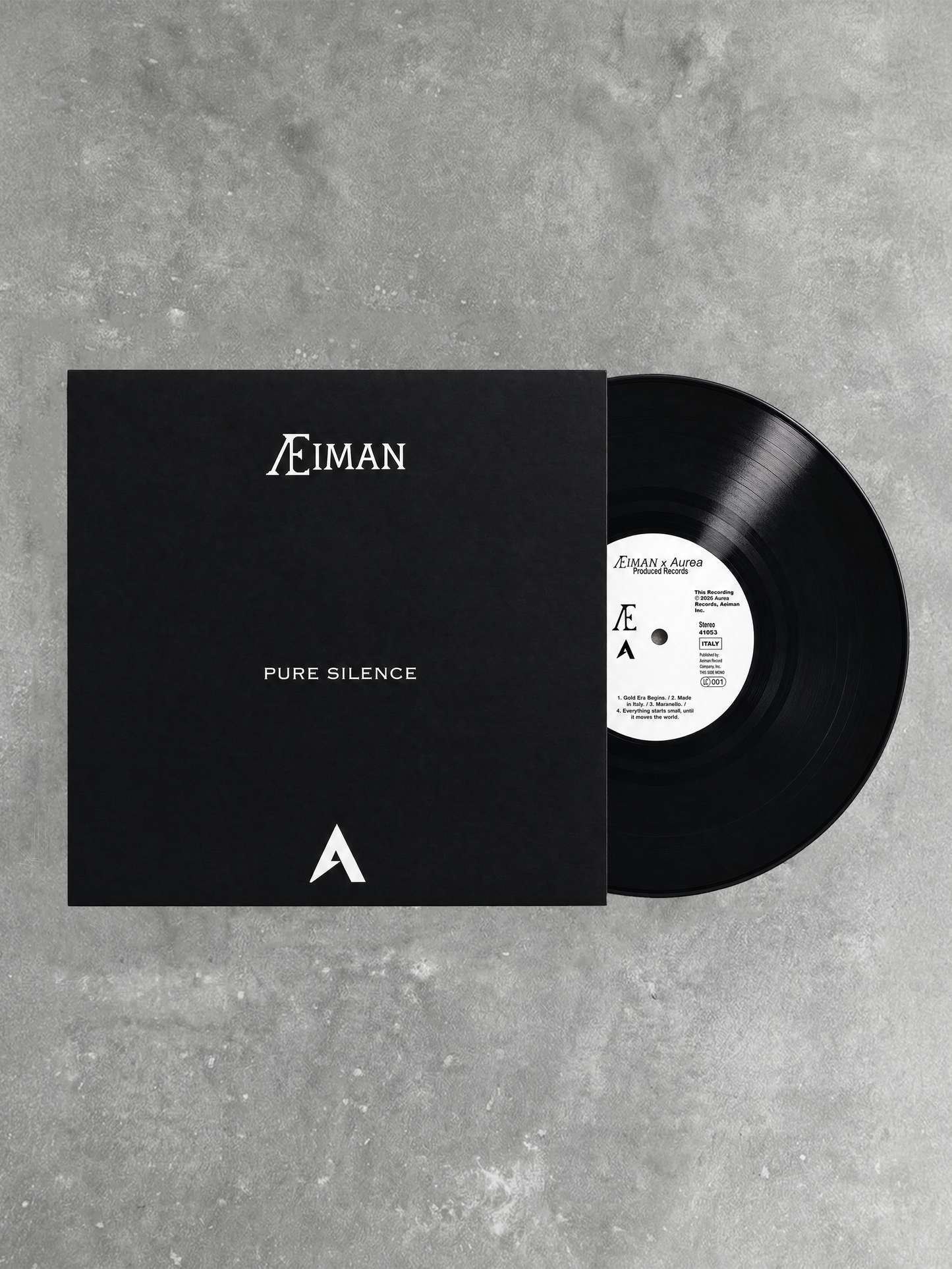 ÆIMAN × AUREA — Pure Silence | Collector's Vinyl